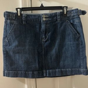 Trendy Retro Gap Jean Skirt With Adjustable Waist